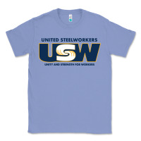 Colony Blue United Steelworkers - Unity and Strength for Worke Classic Tee - ArtMosaic