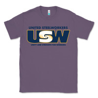 Lavender United Steelworkers - Unity and Strength for Worke Classic Tee - ArtMosaic