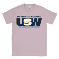 Lilac United Steelworkers - Unity and Strength for Worke Classic Tee - ArtMosaic