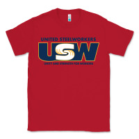 Red United Steelworkers - Unity and Strength for Worke Classic Tee - ArtMosaic