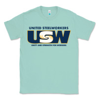 Seafoam United Steelworkers - Unity and Strength for Worke Classic Tee - ArtMosaic