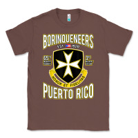 Chestnut Borinqueneers Puerto Rico Flag Honor Et Fidelitas Classic Tee - ArtMosaic