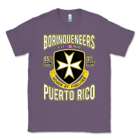 Lavender Borinqueneers Puerto Rico Flag Honor Et Fidelitas Classic Tee - ArtMosaic