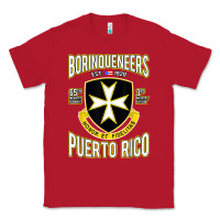 Red Borinqueneers Puerto Rico Flag Honor Et Fidelitas Classic Tee - ArtMosaic