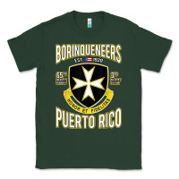 Sports Green Borinqueneers Puerto Rico Flag Honor Et Fidelitas Classic Tee - ArtMosaic