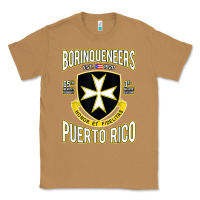 Toasted Coconut Borinqueneers Puerto Rico Flag Honor Et Fidelitas Classic Tee - ArtMosaic