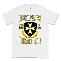 White Borinqueneers Puerto Rico Flag Honor Et Fidelitas Classic Tee - ArtMosaic