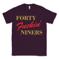 Plum forty fvckin' niners Classic Tee - ArtMosaic