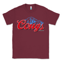 Burgundy wsu cougs Classic Tee - ArtMosaic