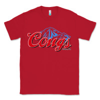 Red wsu cougs Classic Tee - ArtMosaic