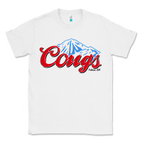 White wsu cougs Classic Tee - ArtMosaic