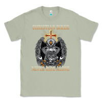 Matcha jesus christian biker never ride alone Classic Tee - ArtMosaic