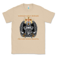 Mushroom jesus christian biker never ride alone Classic Tee - ArtMosaic
