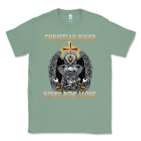 Sage jesus christian biker never ride alone Classic Tee - ArtMosaic