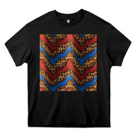 Black leopard 4th of july seamless pattern Heavy Core Tee - BundleAndBundleShop
