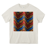 Cream leopard 4th of july seamless pattern Heavy Core Tee - BundleAndBundleShop