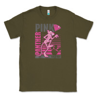 Army Green Pink Panther Classic Tee - ArtMosaic