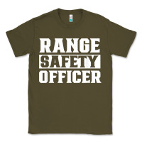 Army Green range safety officer worker team job t shirt Classic Tee - ArtMosaic