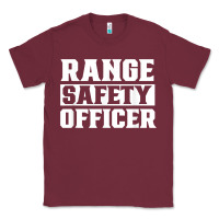 Burgundy range safety officer worker team job t shirt Classic Tee - ArtMosaic