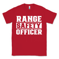 Red range safety officer worker team job t shirt Classic Tee - ArtMosaic