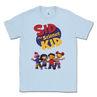 Dusty Blue Sid The Science Kid boyfriend Classic Tee - ArtMosaic