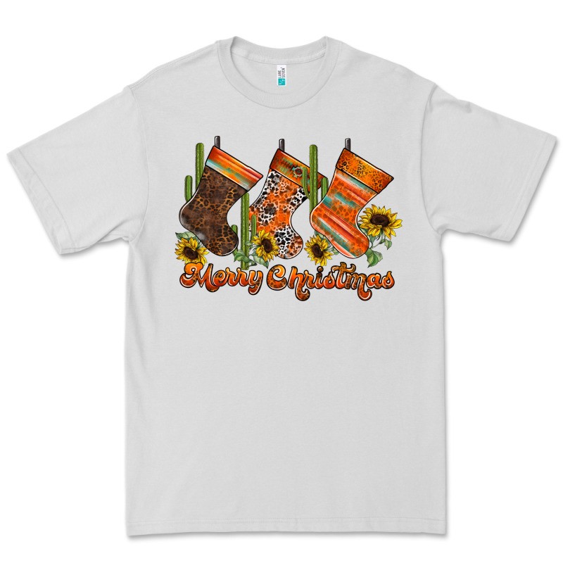 Western Christmas Premium Tee by CowhideDigitalArt | Teevron