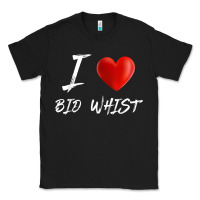 Black i love heart bid whist card game t shirt Classic Tee - ArtMosaic