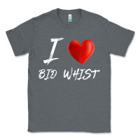 Charcoal Heather i love heart bid whist card game t shirt Classic Tee - ArtMosaic