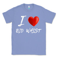 Colony Blue i love heart bid whist card game t shirt Classic Tee - ArtMosaic