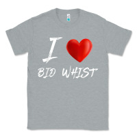 Heather Grey i love heart bid whist card game t shirt Classic Tee - ArtMosaic