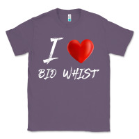 Lavender i love heart bid whist card game t shirt Classic Tee - ArtMosaic