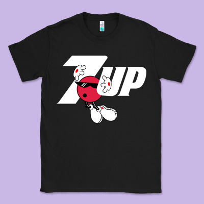 Cool Spot,uncola 7up Classic Tee Designed By Artmosaic