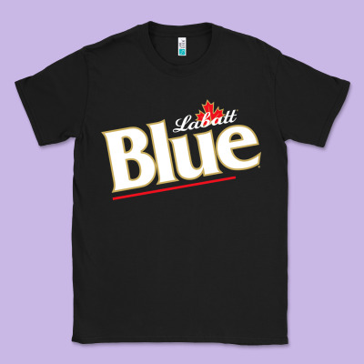 Labatt Blue Beer Classic Tee Designed By Artmosaic