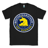 Black boston marathon Classic Tee - ArtMosaic