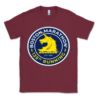 Burgundy boston marathon Classic Tee - ArtMosaic