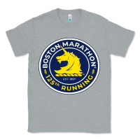 Heather Grey boston marathon Classic Tee - ArtMosaic