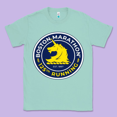 Boston Marathon Classic Tee Designed By Artmosaic