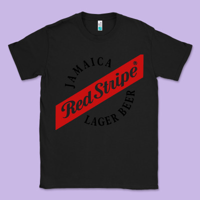 Jamaica Red Stripe Lager Beer Classic Tee Designed By Artmosaic