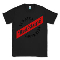 Black jamaica red stripe lager beer Classic Tee - ArtMosaic