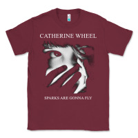 Burgundy Catherine wheel, Catherine wheel art, Catherine wheel vintage, Catheri Classic Tee - ArtMosaic