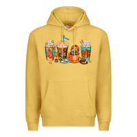 Antique Gold American football coffee cups Premium Hoodie - AdoDesignShop