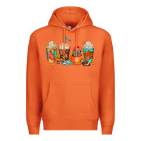 Carrot American football coffee cups Premium Hoodie - AdoDesignShop