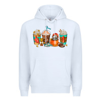 White American football coffee cups Premium Hoodie - AdoDesignShop