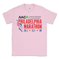 Bubblegum Pink PHILADELPHIA MARATHON Classic Tee - ArtMosaic