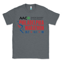 Charcoal Heather PHILADELPHIA MARATHON Classic Tee - ArtMosaic