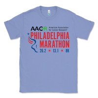 Colony Blue PHILADELPHIA MARATHON Classic Tee - ArtMosaic