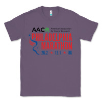 Lavender PHILADELPHIA MARATHON Classic Tee - ArtMosaic