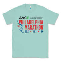 Seafoam PHILADELPHIA MARATHON Classic Tee - ArtMosaic
