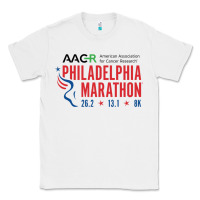 White PHILADELPHIA MARATHON Classic Tee - ArtMosaic