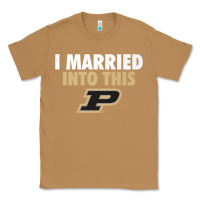 Toasted Coconut Purdue Boilermakers Married Into This - Apparel Classic Tee - ArtMosaic